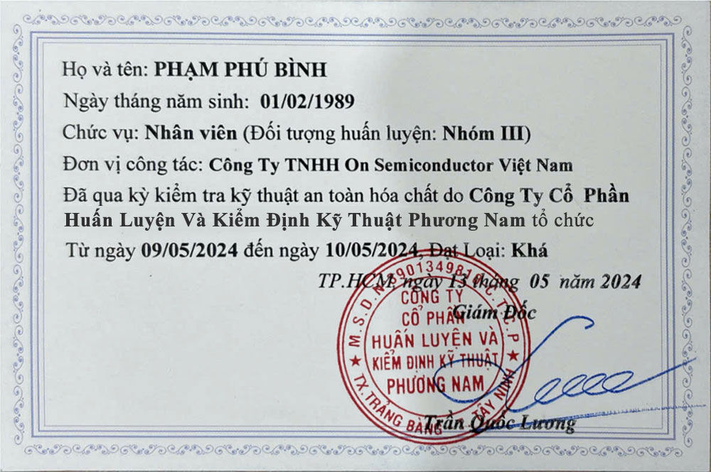 anh-chung-nhan-an-toan-hoa-chat-11 chứng nhận huấn luyện an toàn hóa chất mặt trong